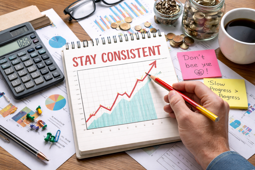 consistent financial habits long term progress