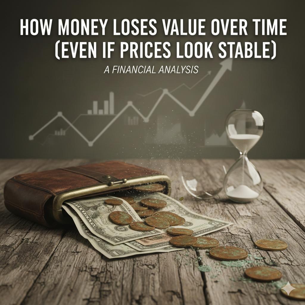 How money loses value over time even when prices appear stable