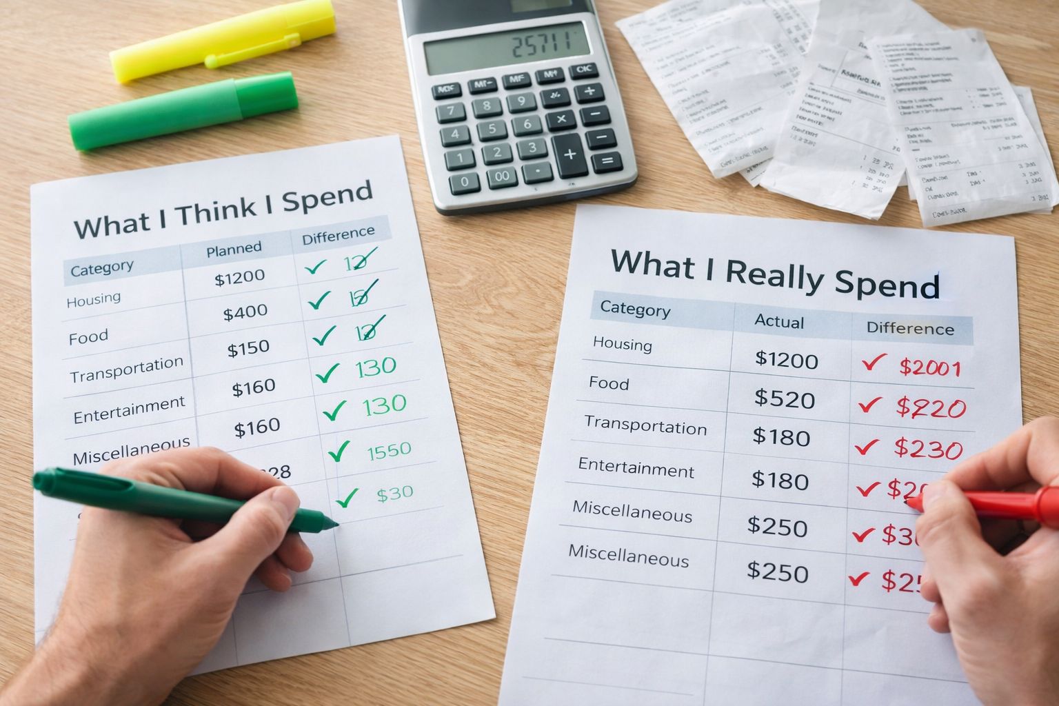 how people really budget